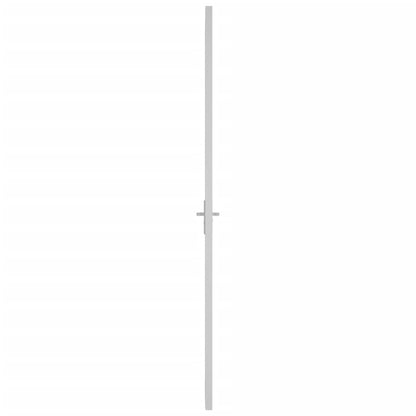 Binnendeur 83X20,5 Cm Glas En Aluminium Wit En Mat 83 x 201.5 cm 3x2 raster