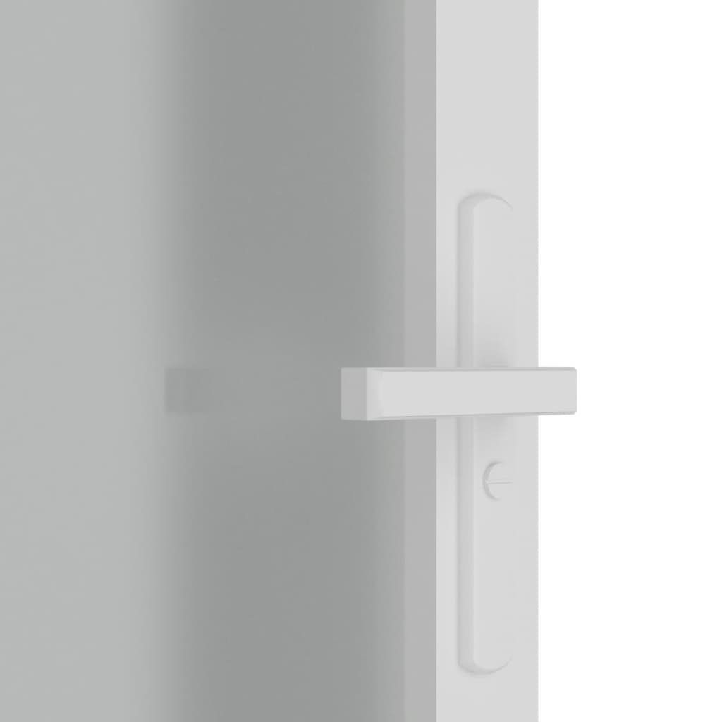 Binnendeur 83X20,5 Cm Glas En Aluminium Wit En Mat 83 x 201.5 cm 3x2 raster
