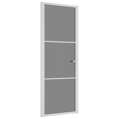 Binnendeur 76X201,5 Cm Esg-Glas En Aluminium 1