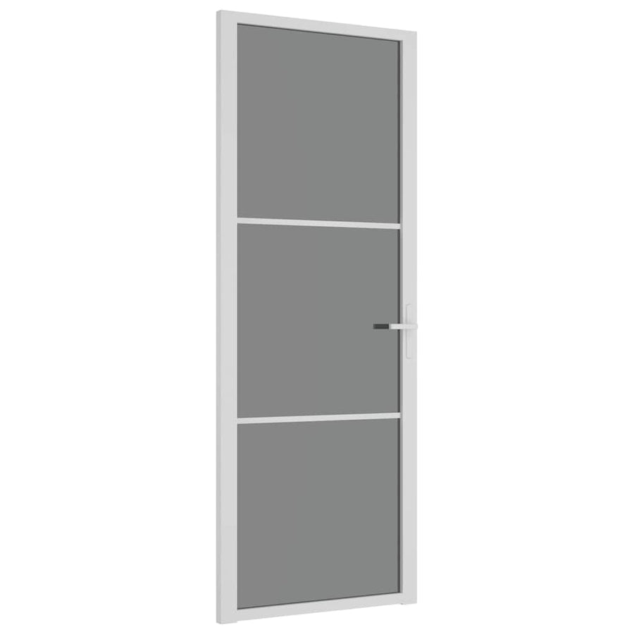 Binnendeur 76X201,5 Cm Esg-Glas En Aluminium 1