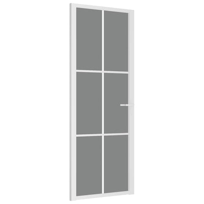 Binnendeur 76X201,5 Cm Esg-Glas En Aluminium 1