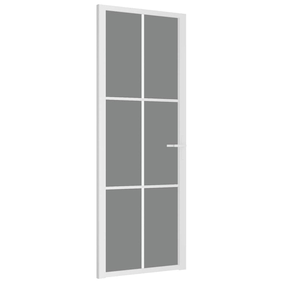 Binnendeur 76X201,5 Cm Esg-Glas En Aluminium 1