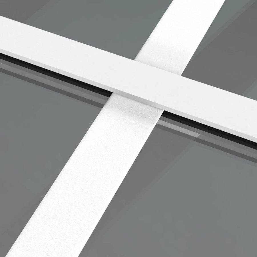 Binnendeur 93X201,5 Cm Esg-Glas En Aluminium 1