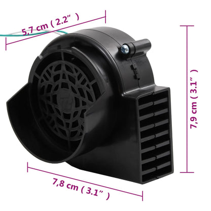 Lichtslinger met 15 LED's en ventilator 150 cm
