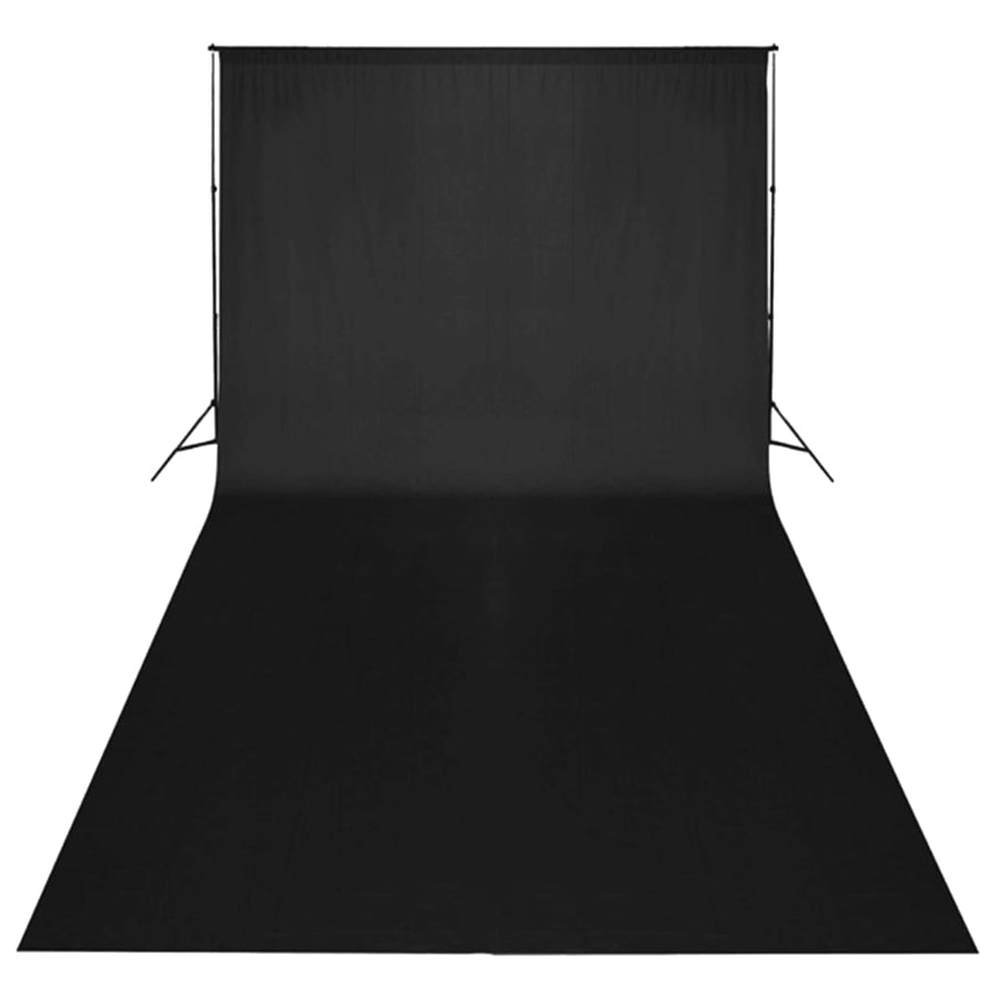Fotostudioset met verlichtingsset achtergrond en reflector