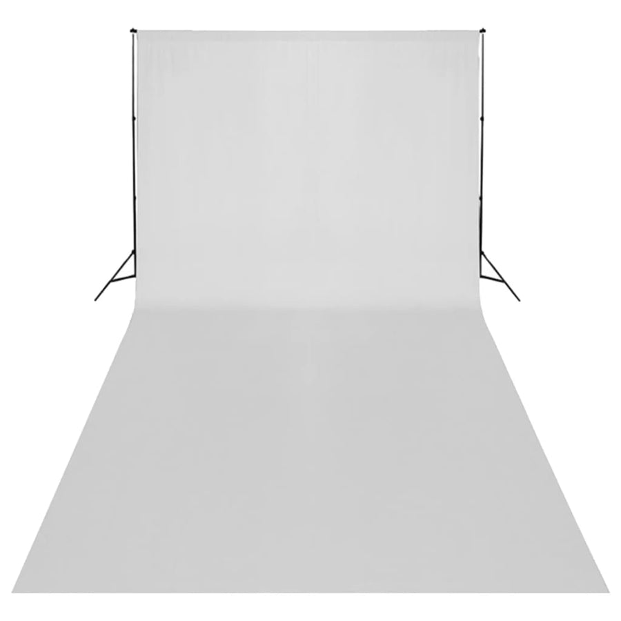 Fotostudioset met verlichtingsset achtergrond en reflector
