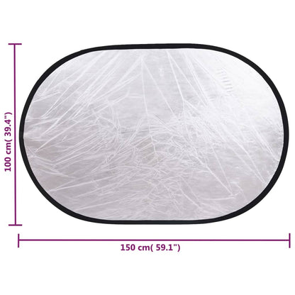 Fotostudioset Met Lichtset, Achtergrondscherm En Reflector Groen 201 x 60 x (70-200) cm met reflector