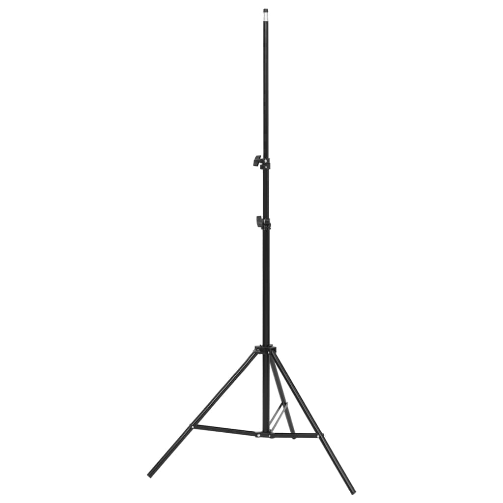 Fotostudioset Met Lichtset, Achtergrondscherm En Reflector Groen 201 x 60 x (70-200) cm met reflector
