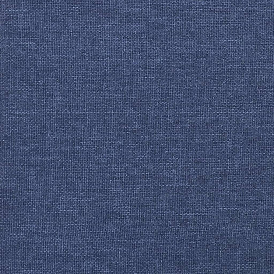 Boxspring met matras stof blauw 100x200 cm 100 x 200 cm 25 cm