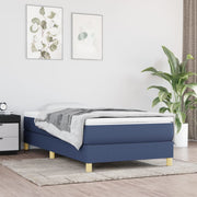 Boxspring met matras 90x200 cm blauw
