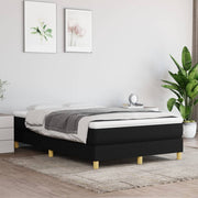 Boxspring met matras 120x200 cm zwart