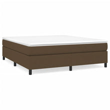 Boxspring Met Matras Stof Donkerbruin 160 x 200 cm 35 cm