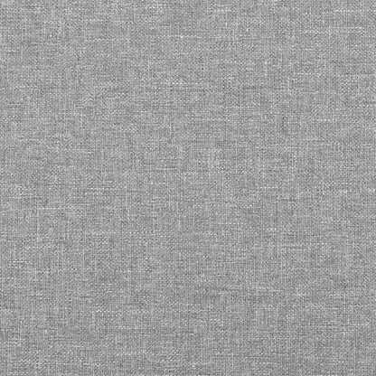 Boxspring met matras stof lichtgrijs 180x200 cm 180 x 200 cm 35 cm