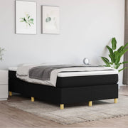 Boxspring met matras 120x200 cm zwart