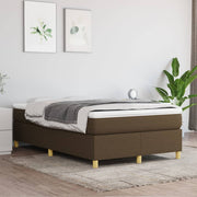 Boxspring met matras 120x200 cm donkerbruin