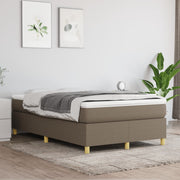 Boxspring met matras 120x200 cm taupe