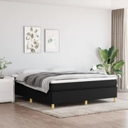 Boxspring met matras 180x200 cm zwart
