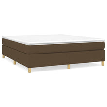 Boxspring Met Matras Stof Donkerbruin 180 x 200 cm 35 cm