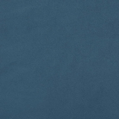 Boxspring met matras fluweel donkerblauw 200x200 cm 200 x 200 cm 35 cm