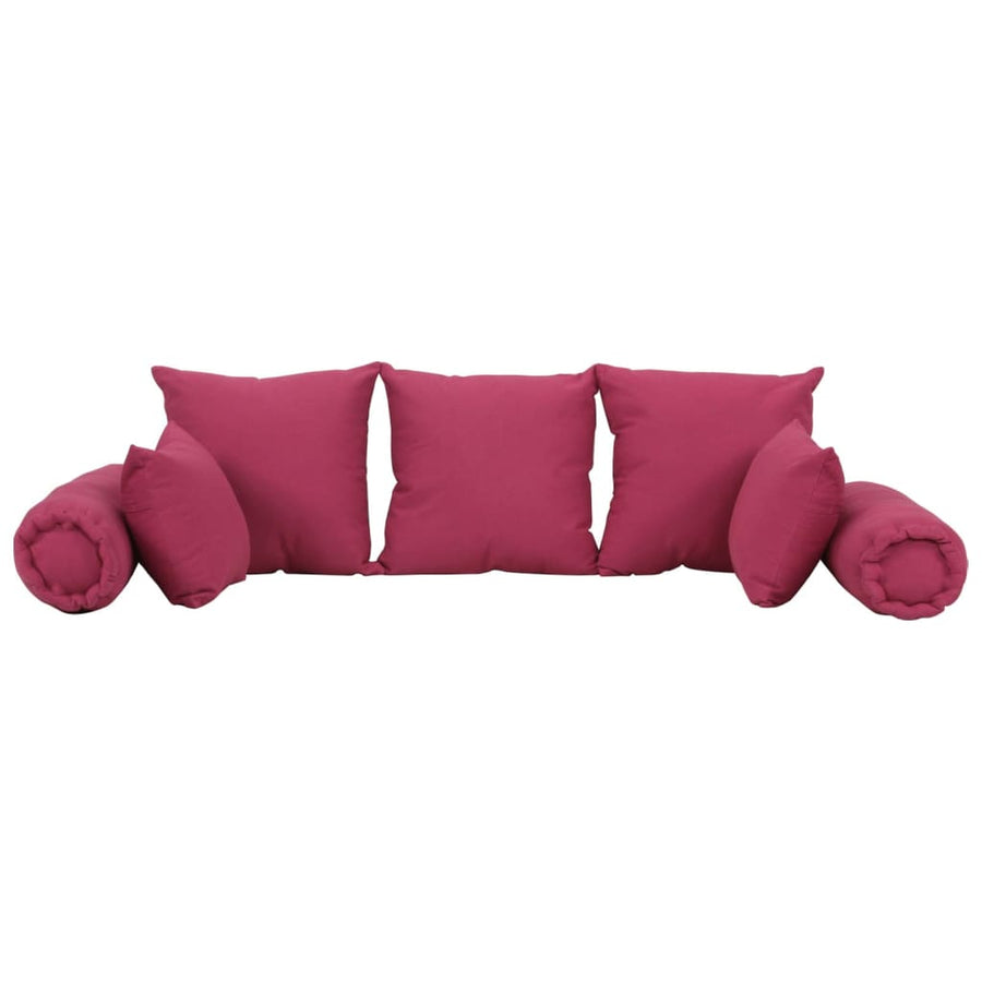 7-Delige Stof Roze Sierkussenset