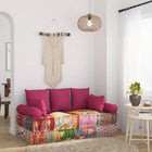 7-piece Decorative Cushion Set Fabric Pink