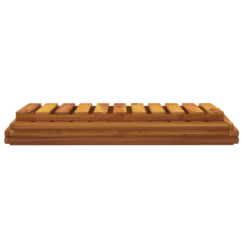 Schappenkast Inklapbaar 3-Laags 70X31X63 Cm Acaciahout Bruin