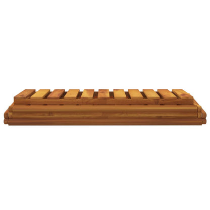 Schappenkast Inklapbaar 3-Laags 70X31X63 Cm Acaciahout Bruin