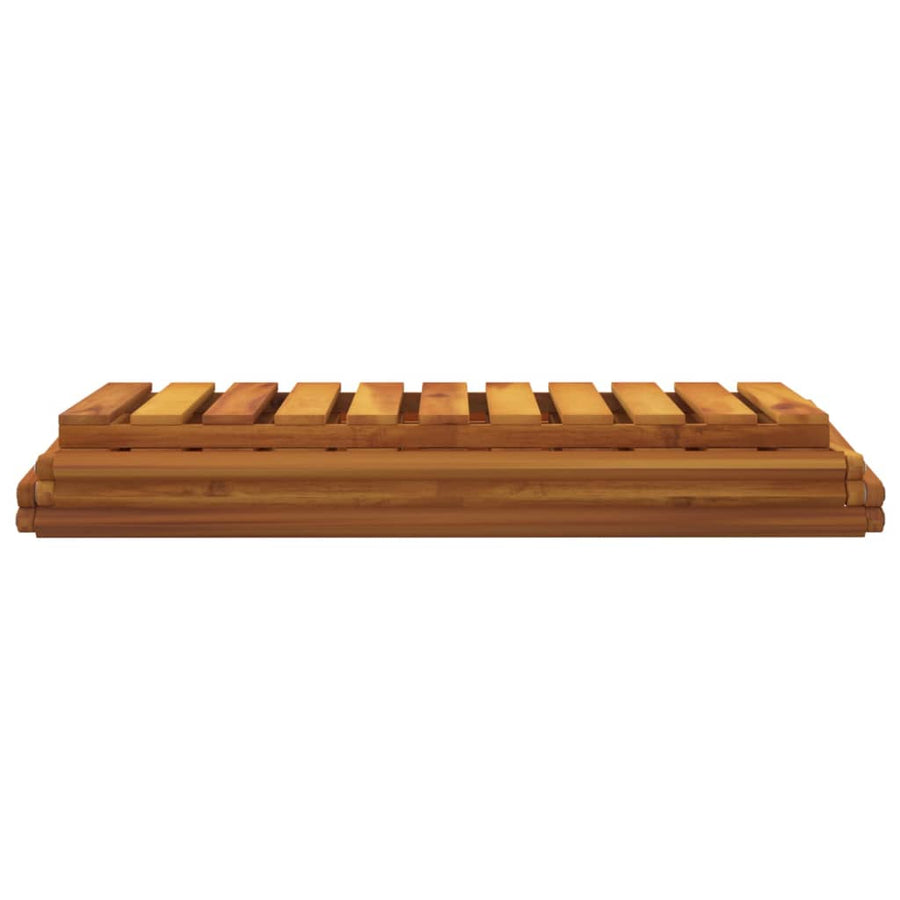 Schappenkast Inklapbaar 3-Laags 70X31X63 Cm Acaciahout Bruin