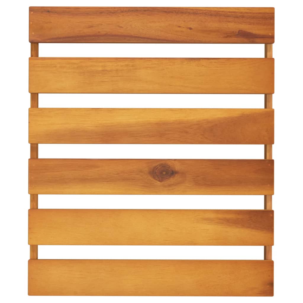 Schappenkast Inklapbaar 3-Laags 43X31X63 Cm Acaciahout Bruin