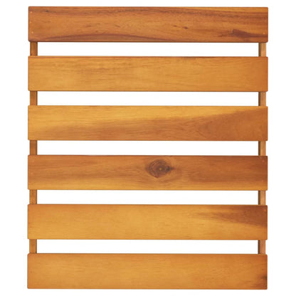 Schappenkast Inklapbaar 3-Laags 43X31X63 Cm Acaciahout Bruin