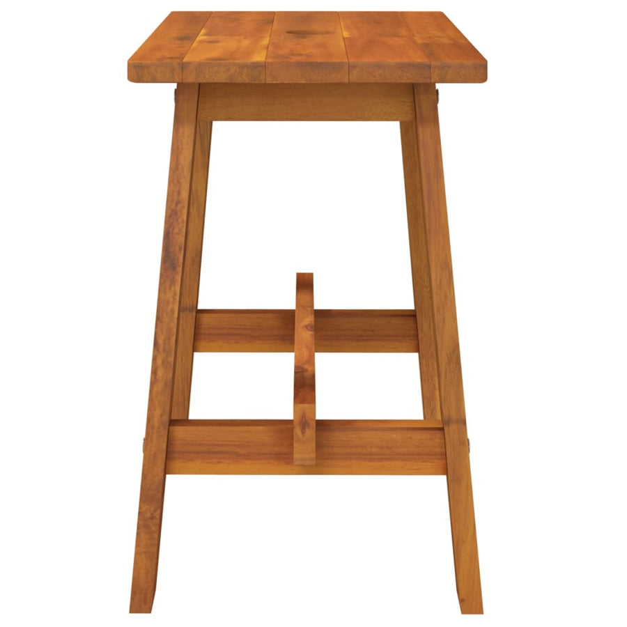 Kruk 45X29X45 Cm Rechthoekig Massief Acaciahout