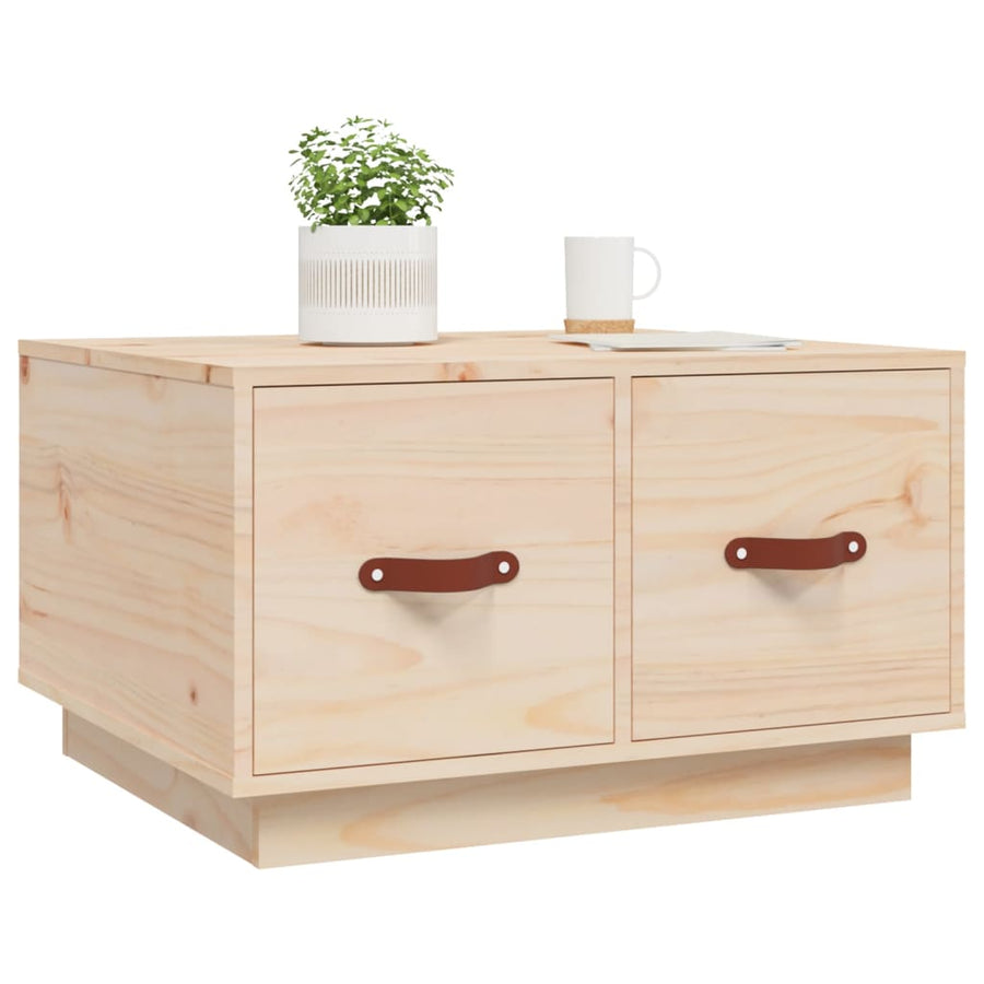 Salontafel 60X53X35 Cm Massief Grenenhout