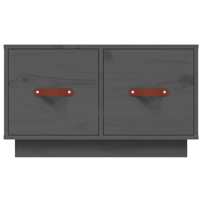 Salontafel 60X53X35 Cm Massief Grenenhout Grijs