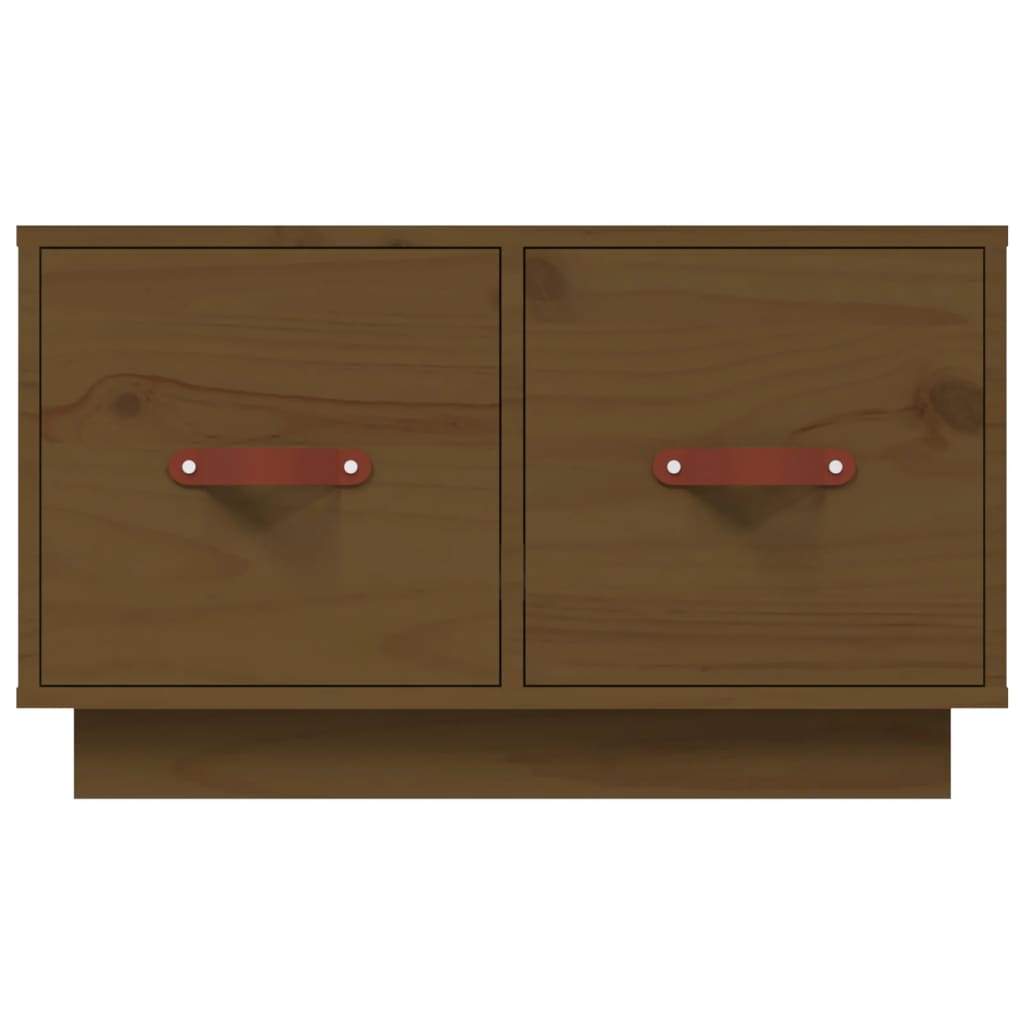 Salontafel 60X53X35 Cm Massief Grenenhout Honingbruin