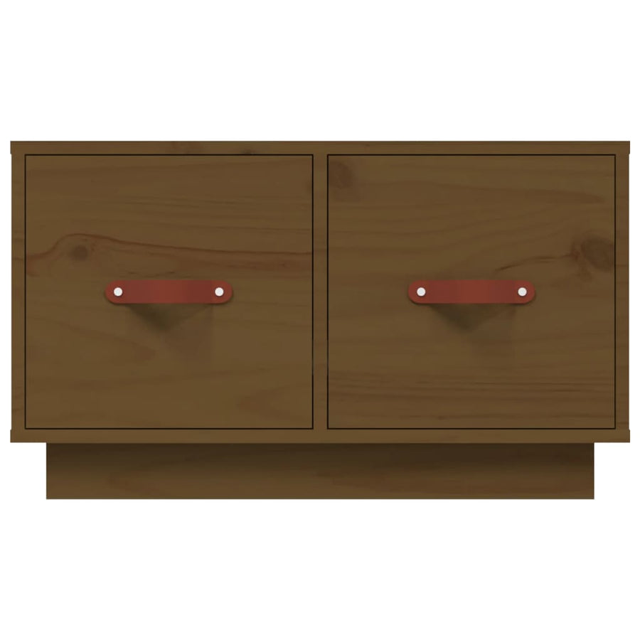 Salontafel 60X53X35 Cm Massief Grenenhout Honingbruin