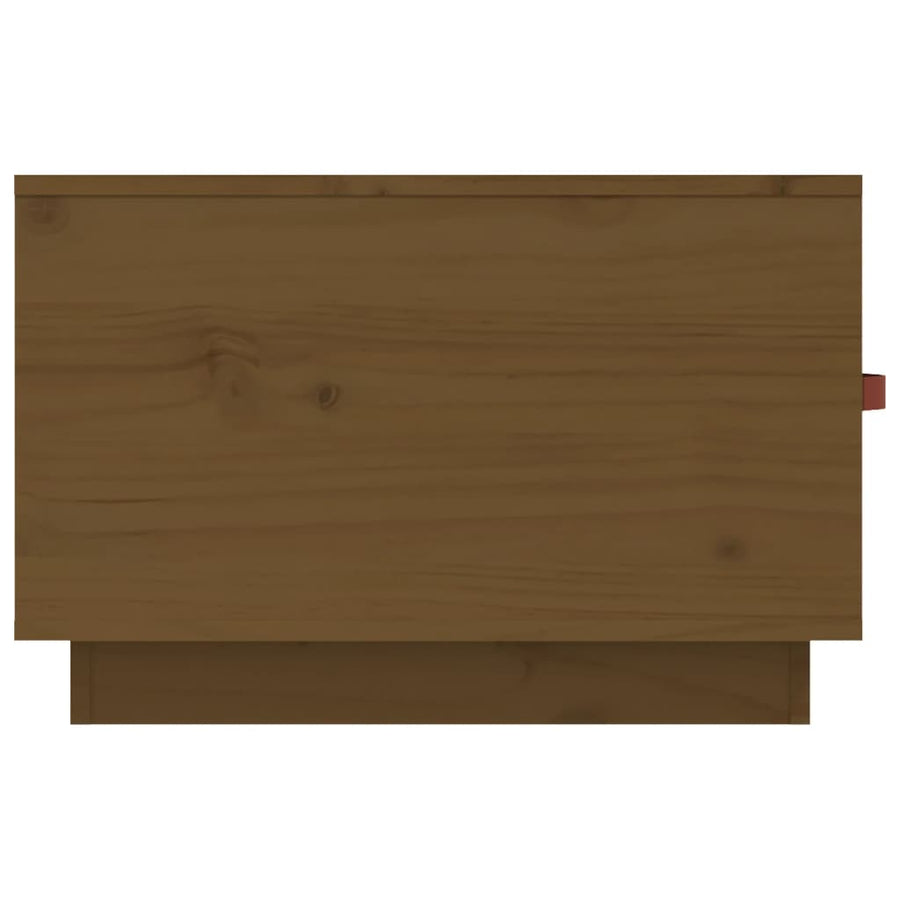 Salontafel 60X53X35 Cm Massief Grenenhout Honingbruin
