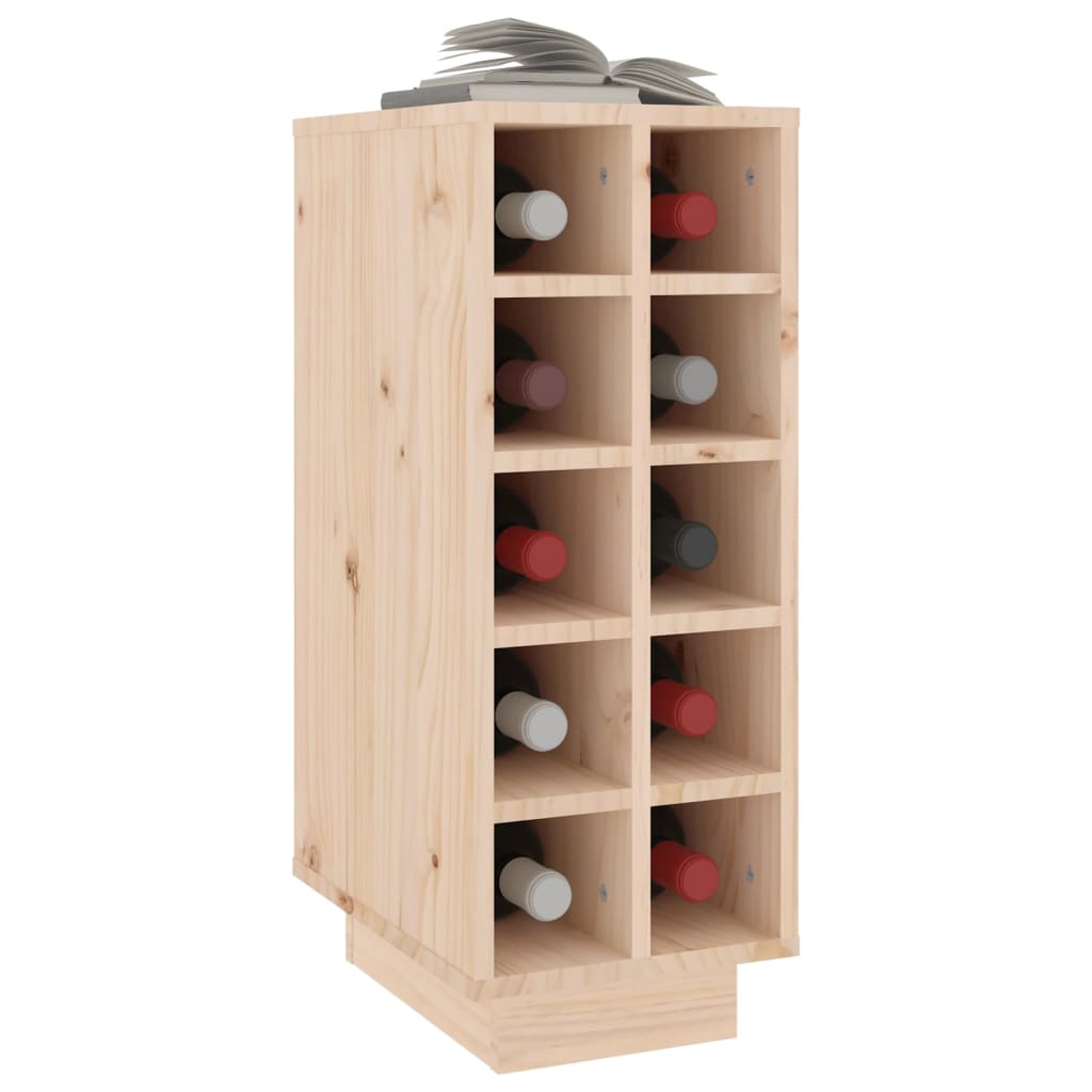 Wijnkast 23X34X61 Cm Massief Grenenhout
