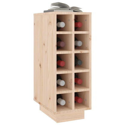 Wijnkast 23X34X61 Cm Massief Grenenhout