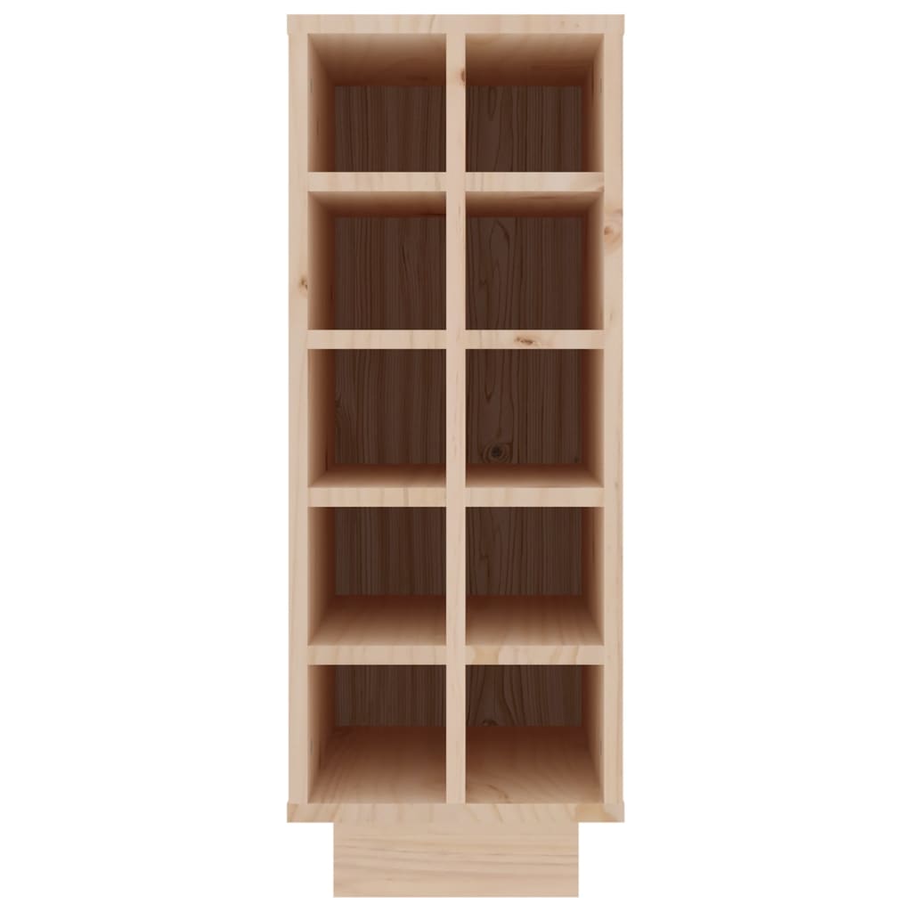 Wijnkast 23X34X61 Cm Massief Grenenhout