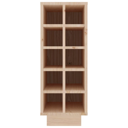 Wijnkast 23X34X61 Cm Massief Grenenhout