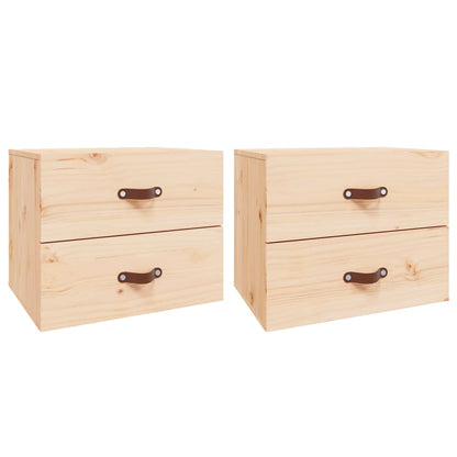 Nachtkastjes 2 St Wandgemonteerd 50X36X40 Cm