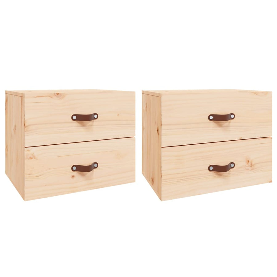 Nachtkastjes 2 St Wandgemonteerd 50X36X40 Cm