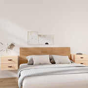 Nightstands 2 pcs wall-mounted 50x36x40 cm