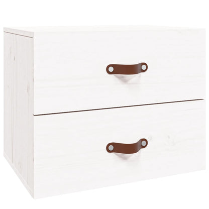 Nachtkastjes 2 St Wandgemonteerd 50X36X40 Cm Wit