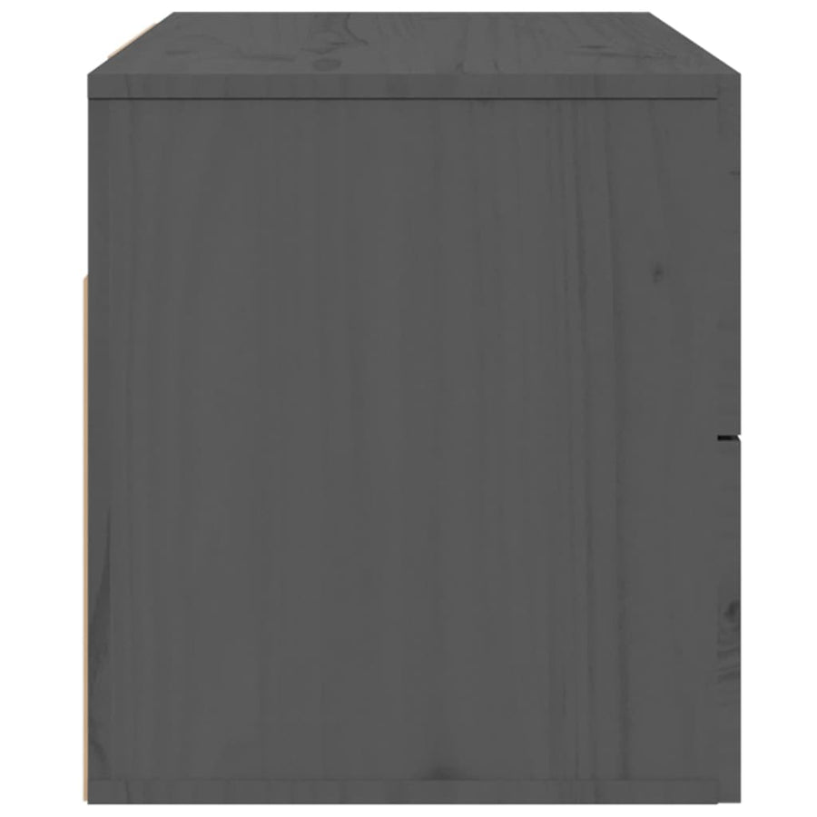 Nachtkastjes 2 St Wandgemonteerd 50X36X40 Cm Grijs