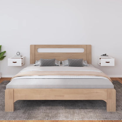 Nachtkastjes 2 St Wandgemonteerd 40X29,5X22 Cm Wit