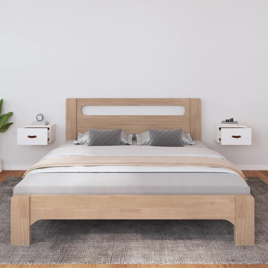 Nachtkastjes 2 St Wandgemonteerd 40X29,5X22 Cm Wit