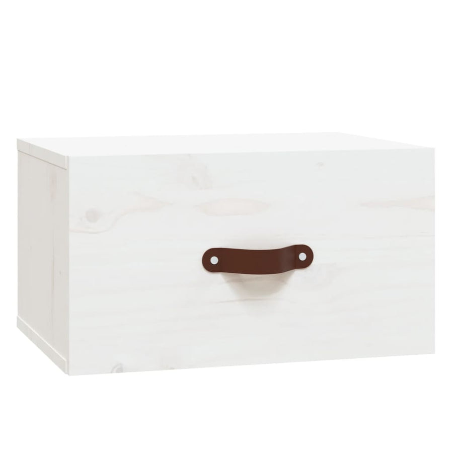 Nachtkastjes 2 St Wandgemonteerd 40X29,5X22 Cm Wit