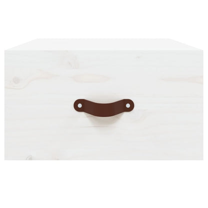 Nachtkastjes 2 St Wandgemonteerd 40X29,5X22 Cm Wit