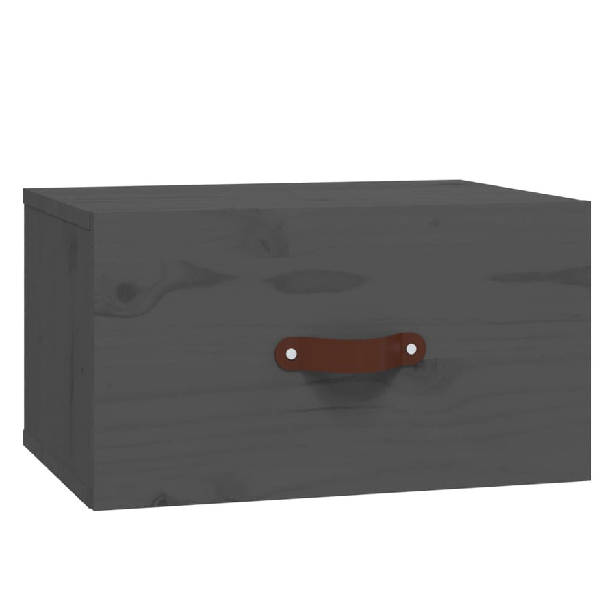Nachtkastjes 2 St Wandgemonteerd 40X29,5X22 Cm Grijs